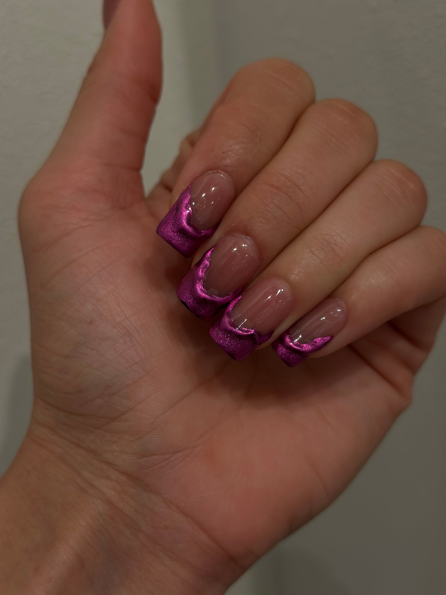 3D Chrome French Tip