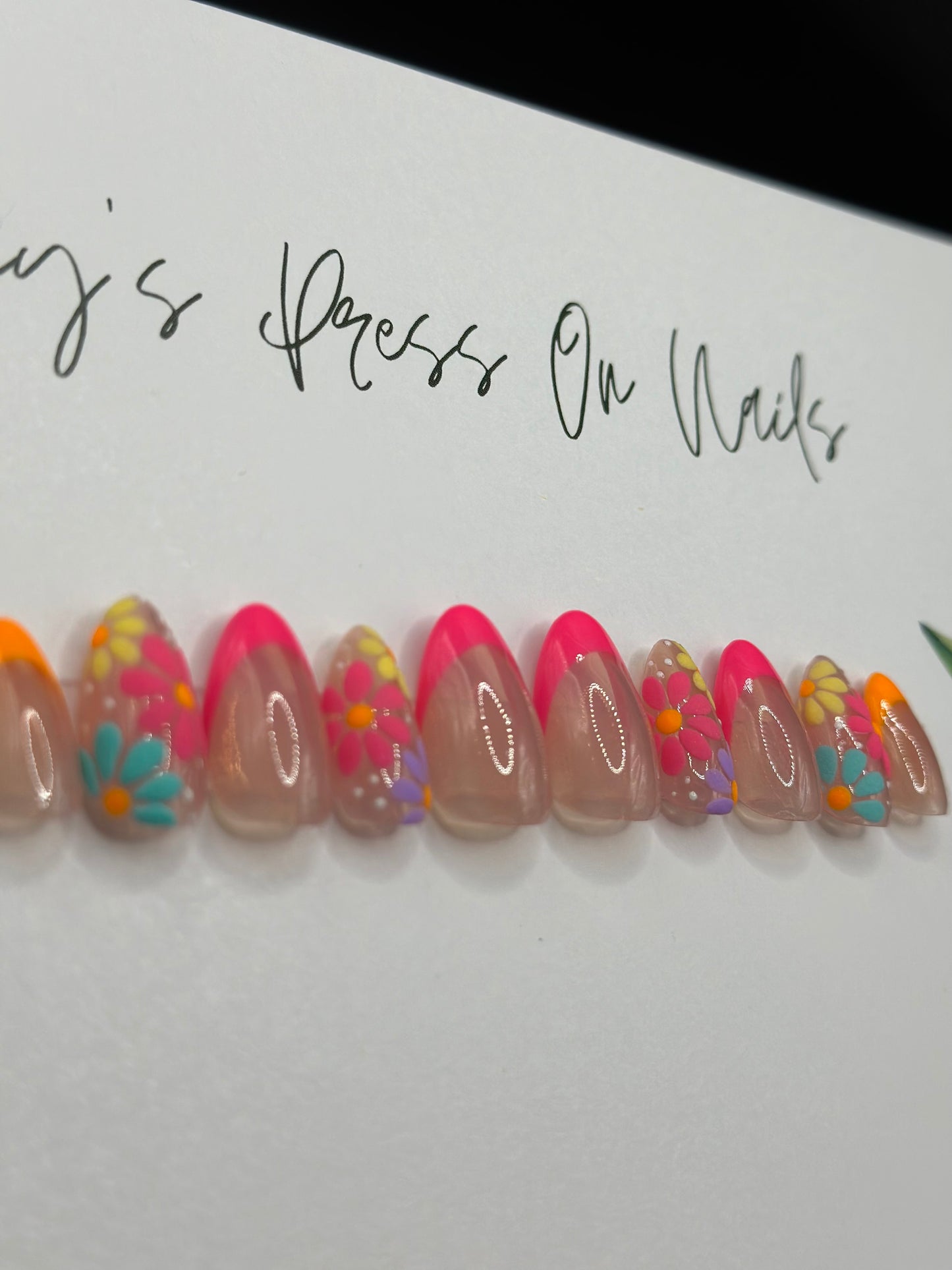 Colorful French w/Flowers